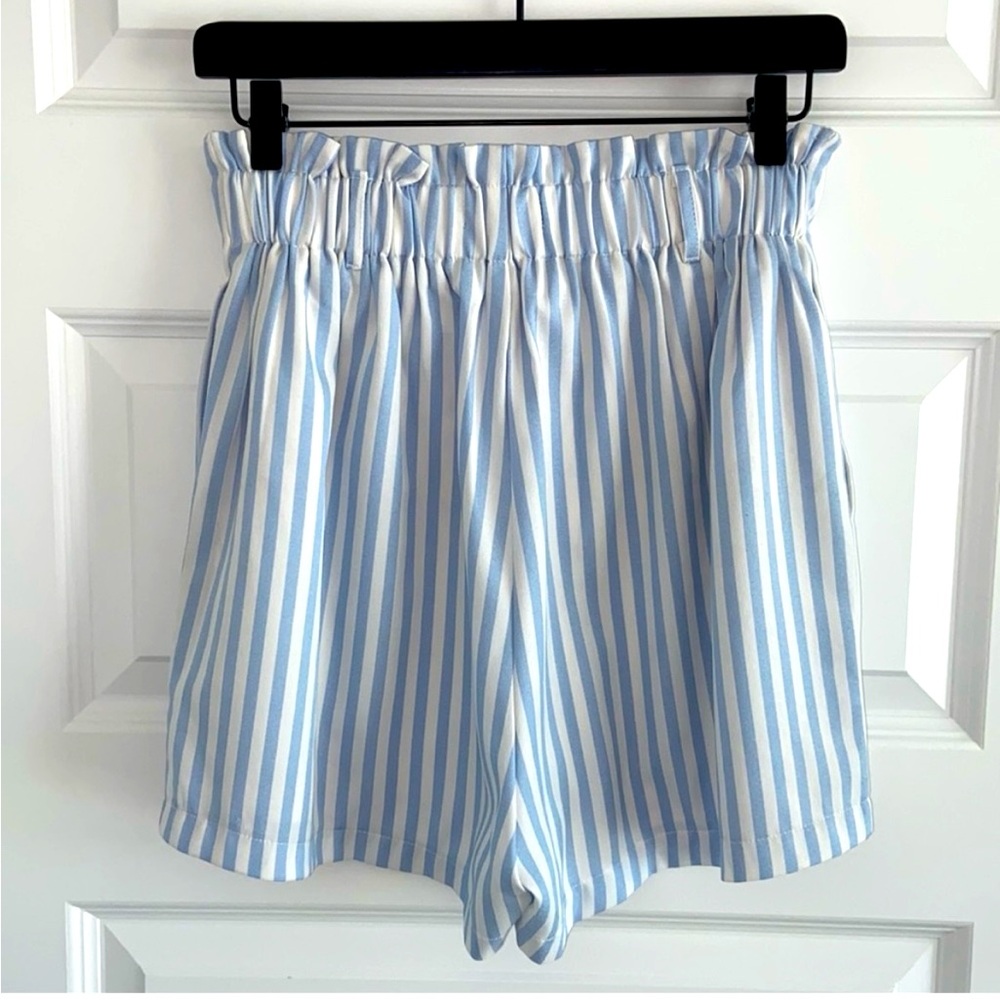 Bishop + Young Paperbag High Waisted Stripe Shorts